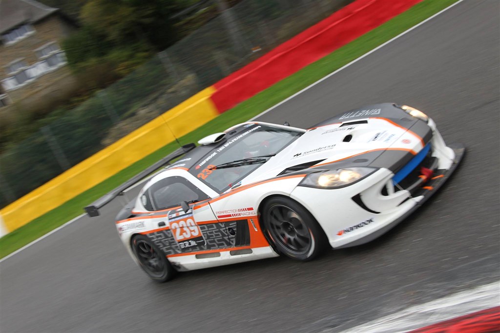 Ginetta'en fra 12 timers løbet på Spa, er solgt
(Foto: Henning Smed)